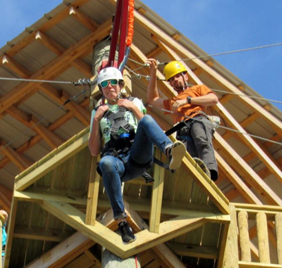 free fall adventure at the Ark Encounter