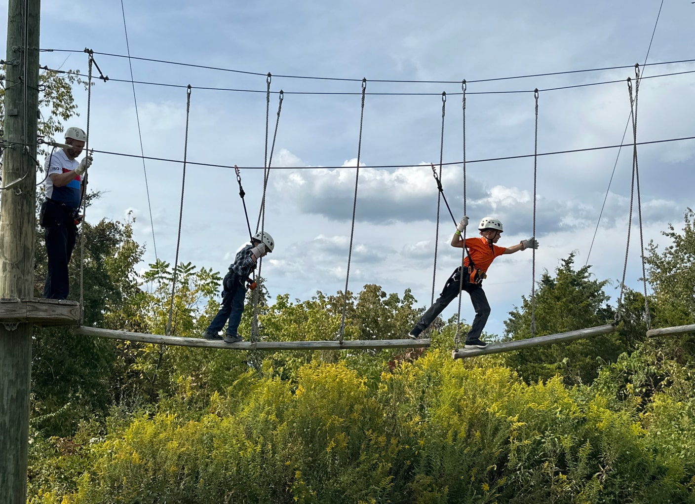 high ropes course in kentucky at the ark encounter